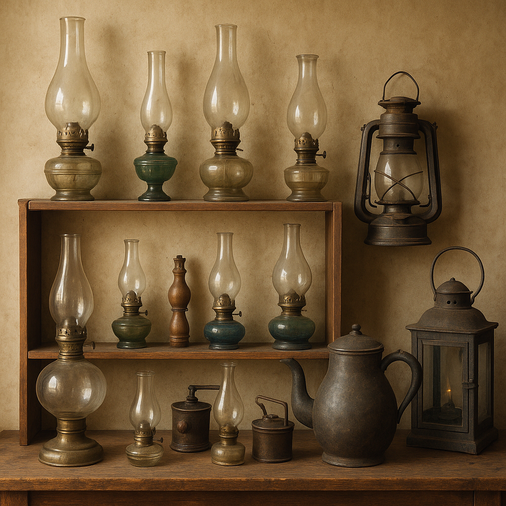 Kolekcjonowanie lamp naftowych i starych sprzętów
